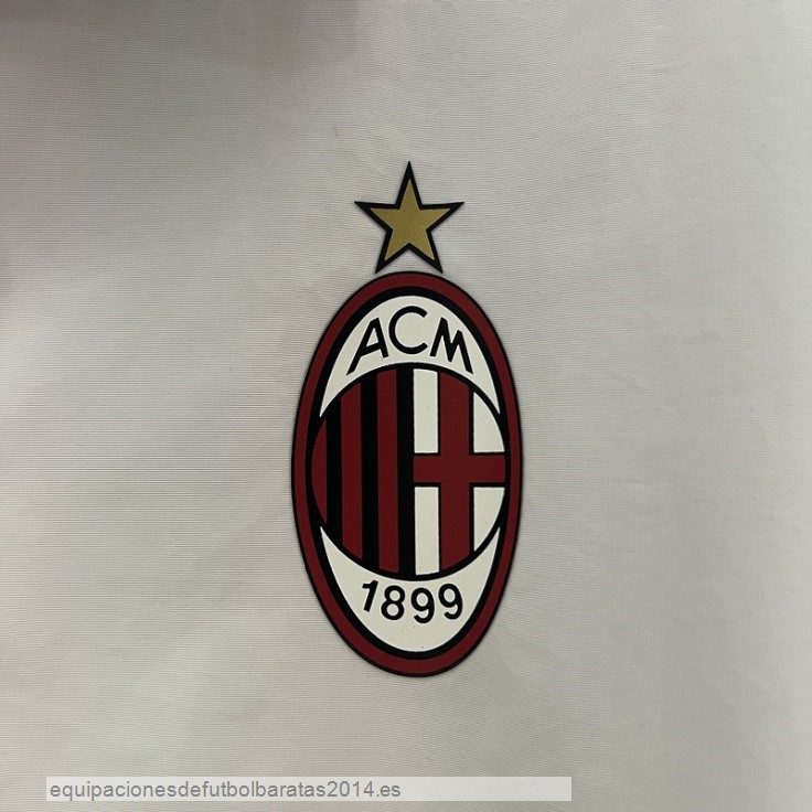 Nuevo Rompevientos AC Milan 24/25 Blanco Rojo Baratas